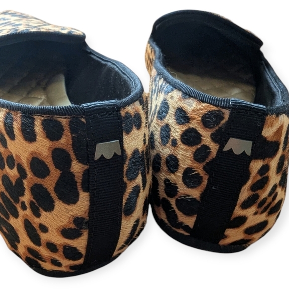 Birdies The Starling Loafers Leopard Print Calf Hair Animal Print Shoes - Picture 6 of 9